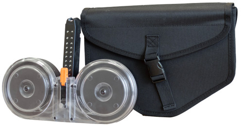 RWB GLOCK DRUM 9MM 100RD BLACK/CLEAR (10)