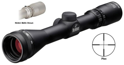 BLEMISHED Burris 3-12x32mm Handgun LER Scope PA Plex Reticle Nickel