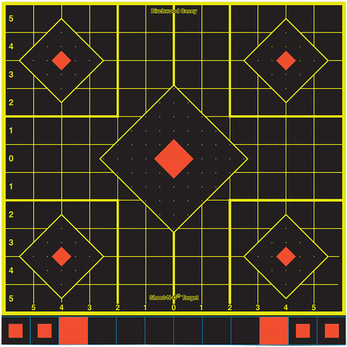 Birchwood Casey Shoot-N-C Target Sight-In 12 in. 5 pk.