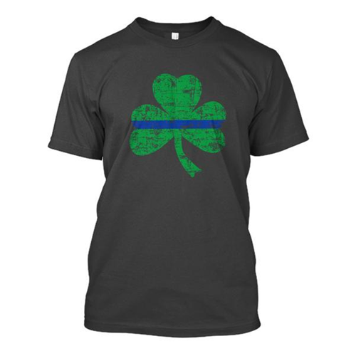 Thin Blue Line St. Patricks T-shirt