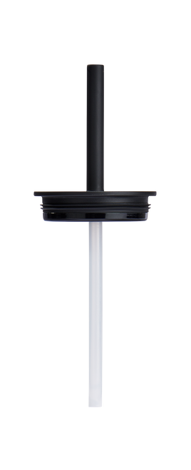 Press-In Straw Lid - Black