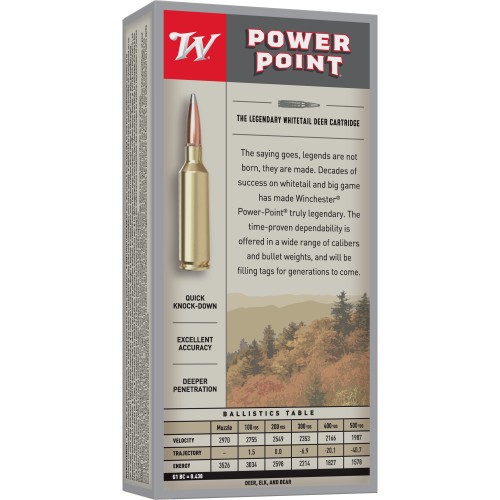 Winchester 300 WSM Ammo 180gr Power Point Ammunition - 20 Rounds