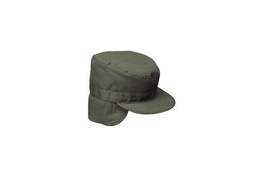 Rothco G.I. Type Combat Caps With Flaps - Olive Drab