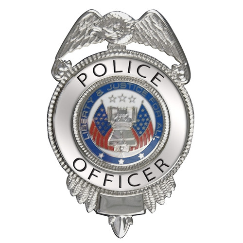 Rothco Security Officer Badge With Flags