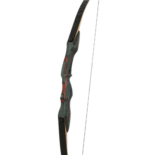 October Mountain Mountaineer Dusk Recurve Bow 62 in. 45 lbs. LH