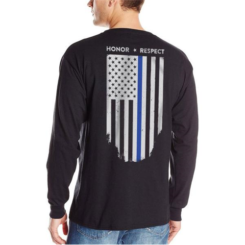 Long Sleeve - Honor Respect, Thin Blue Line