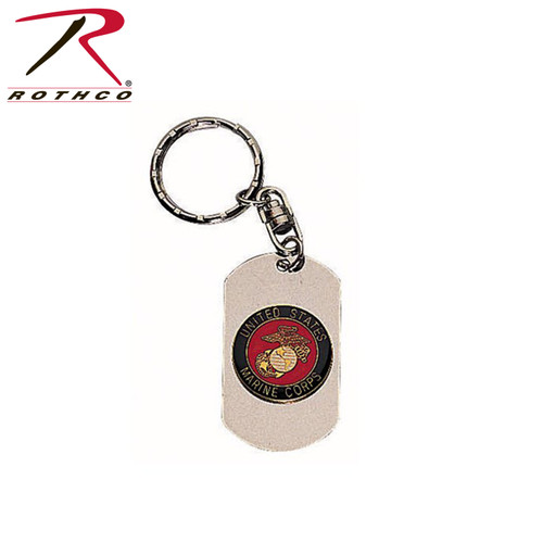 Rothco Marines Dog Tag Key Chain