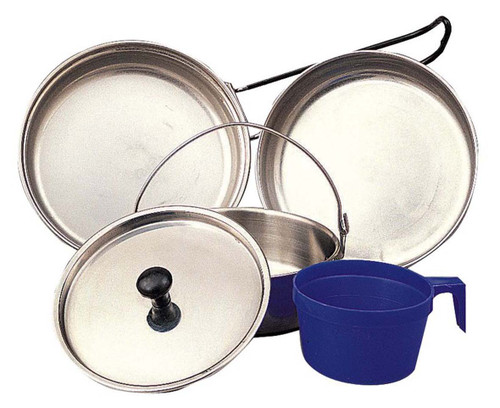 Rothco 5 Piece Stainless Steel Mess Kit