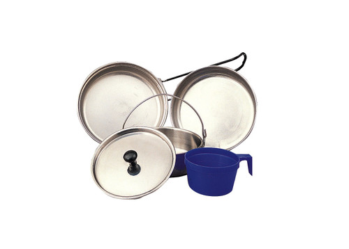 Rothco 5 Piece Stainless Steel Mess Kit