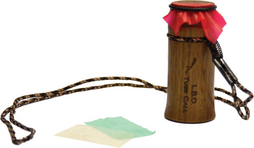 LBD TUBE TURKEY CALL W/3 REEDSPITTMAN GAME CALLS BLK WALNUT 