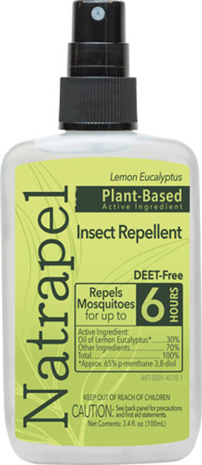 EUCALYPTUS 3.4OZ PUMP BUG SPRYARB NATRAPEL 30% OIL LEMON 