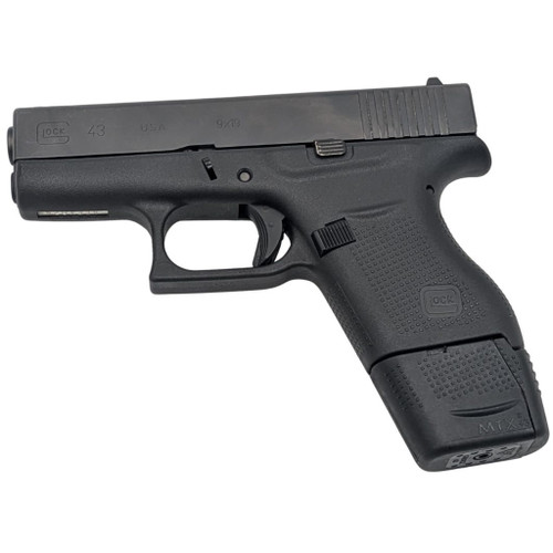 XTech Mag43 Steel Reinforced Extended Magazine Glock 43 9 rd.