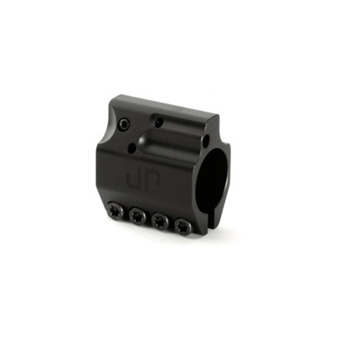 JP ADJ GAS BLOCK SS .750 BLK NO RAIL
