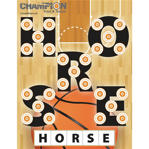 Champion Targets 1003801 Practice Paper 8.5 x 11 Targets, Horse, 12 Pack
