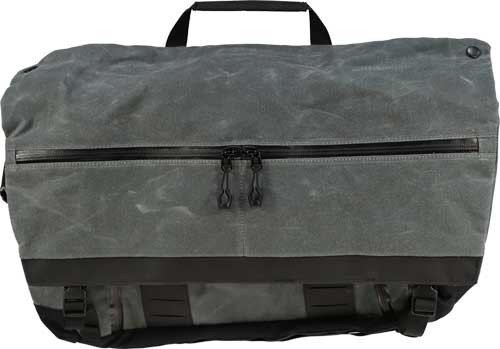 2.0 WAXED CANVAS CHARCOALGREY GHOST GEAR WANDERER BAG 