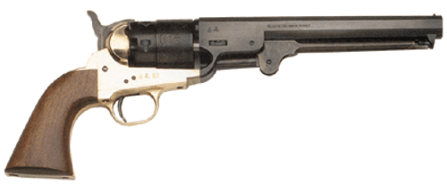 NAVY 36 CAL 7.375" BRASS/WALTRADITIONS BP REVOLVER 1851 