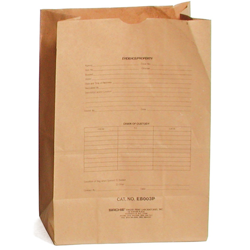 Preprinted Kraft Evidence Bags (Set of 100)