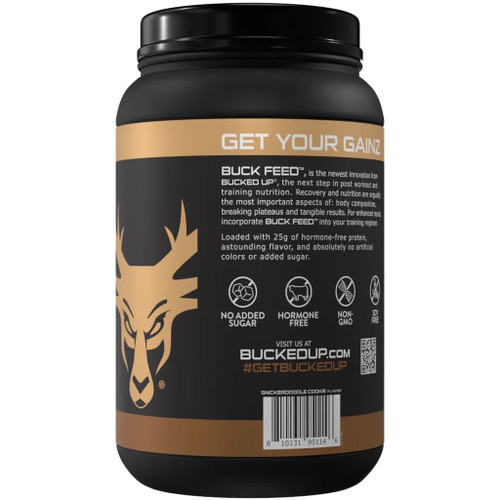 Bucked Up Buck Feed Protein Snickerdoodle 30 Serving Tub