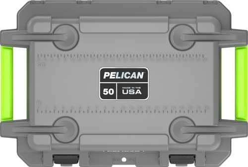 ELITE DARK GRAY/GREENPELICAN COOLERS IM 50 QUART 