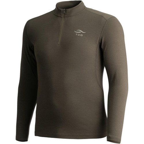 TUO Kinetic Merino 250 1/4 Zip Shirt Deadfall Small