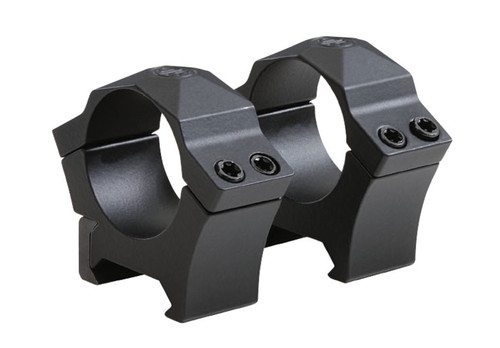 Alpha HuntRfl Rngs 1" Stl Blk Hi 2ea