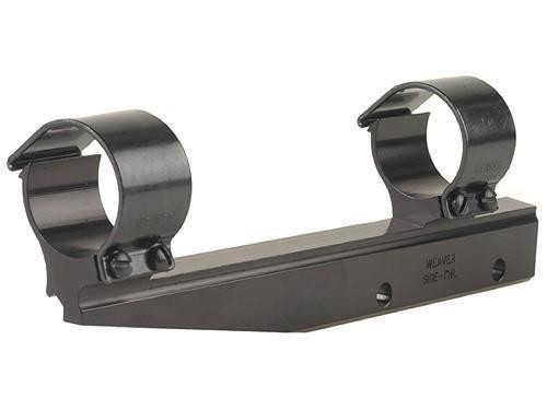 Weaver Detachable Side Mount Aluminum Scope Rings & Base Mount 1" High (Long Style)