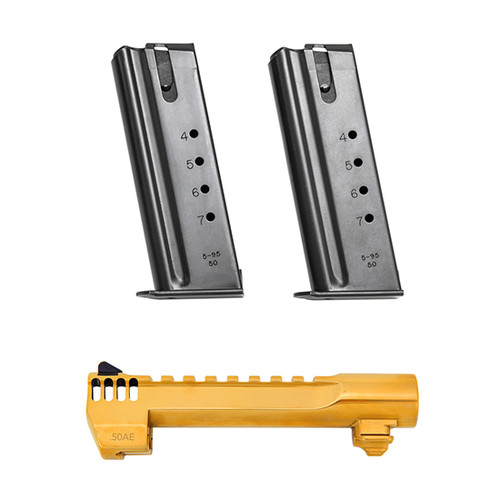 MR BBL DE MKXIX 6 CS 50AE GOLD 2 MAG CLAM PK