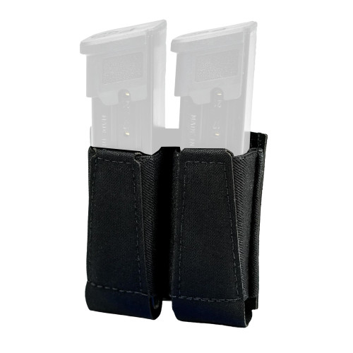 GBRS GROUP DOUBLE PISTOL POUCH BLK