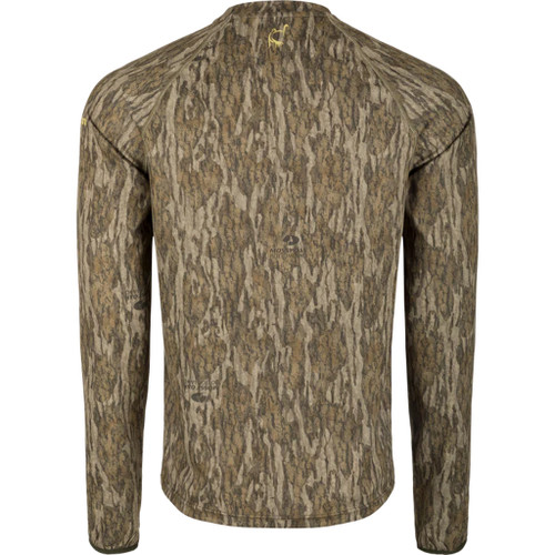 Drake Ol' Tom Mens Early Bird LS Performance Crew MO Bottomland 2XLarge