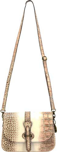 CROSSBODY CARRY PURSECAMELEON S&W CROC HANDBAG 