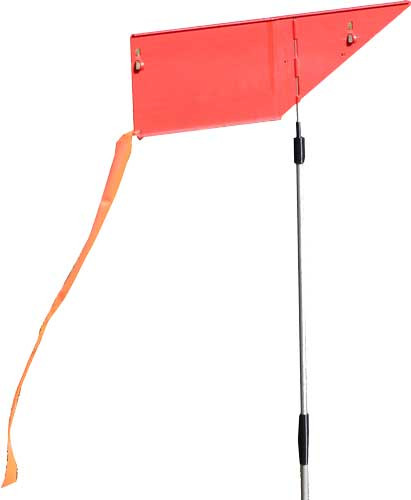 FLAG ORANGE W/FLAG AND STAKEMTM WIND READER SHOOTING RANGE 