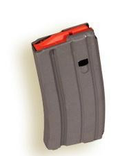 ASC AR Family Rifle Magazine Orange Follower .223 Rem Aluminum Grey 20/rd