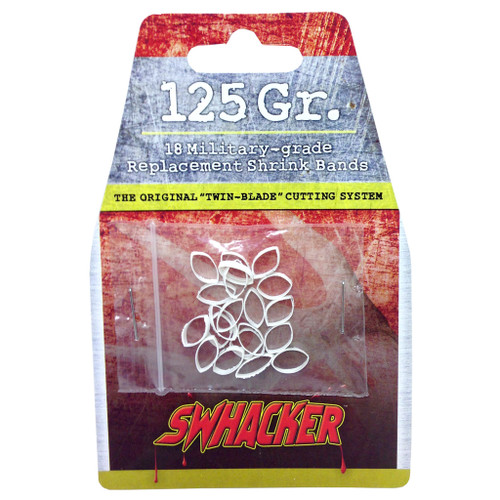 Swhacker Replacement Bands 2 Blade 125 gr. 18 pk.