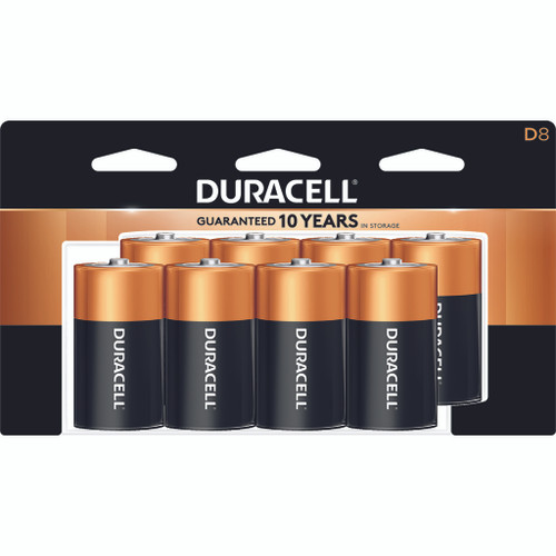 Duracell Coppertop Batteries D 8 pk.
