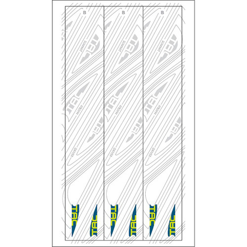 TAC Vanes Arrow Specific Wraps White Size B 4.625 13 pk.