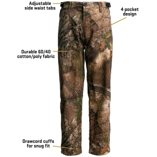 Blocker Youth Fused Cotton Field Pant RT APX Youth Medium