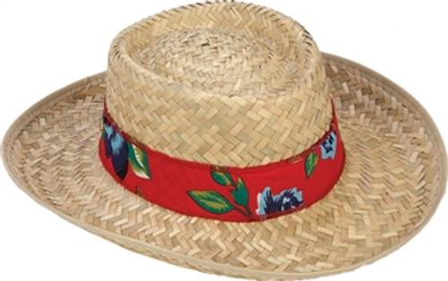 JAFARI GAMBLER STRAW HAT 3.5" 24/CT