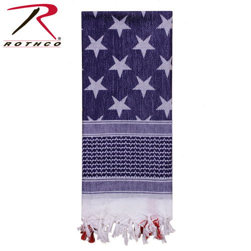 Rothco Stars and Stripes US Flag Shemagh Tactical Desert Keffiyeh Scarf