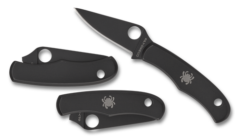 Spyderco Bug Stainless Steel PlainEdge Folding Knife