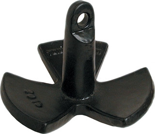 SS RIVER ANCHOR BLK VYNL 20#