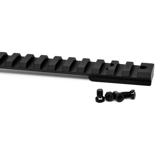 Warne Vapor Picatinny Rail Matte Black Remington 700 Long Action