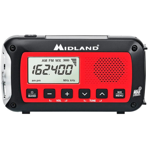 Midland Dynamo Crank Radio AM/FM/Weather Alert 2600mAH battery