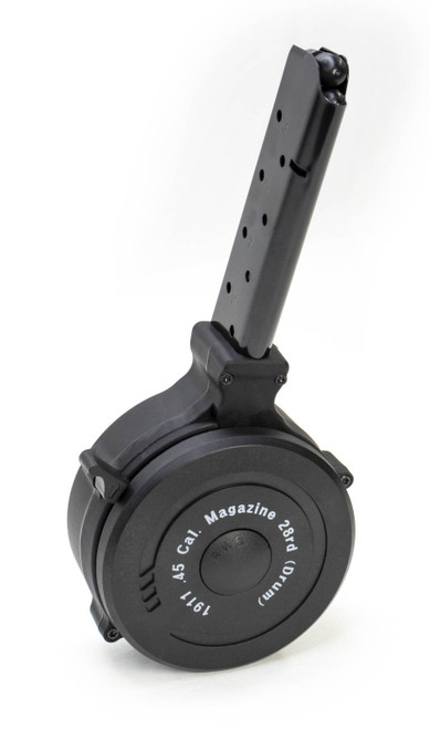 1911 .45 ACP 28RD  DRUM MAG