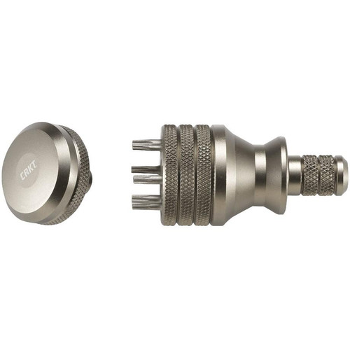 CRKT 6 Bit Driver Tool Silver