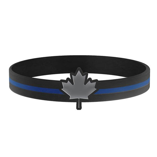 Canadian Thin Blue Line Bracelet