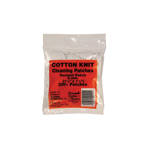 Southern Bloomer 6mm Cleaning Patches 200/Pack