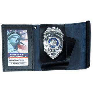 Non Recessed Badge & ID Case w/ Velcro Closure - 3.00''x3.75''