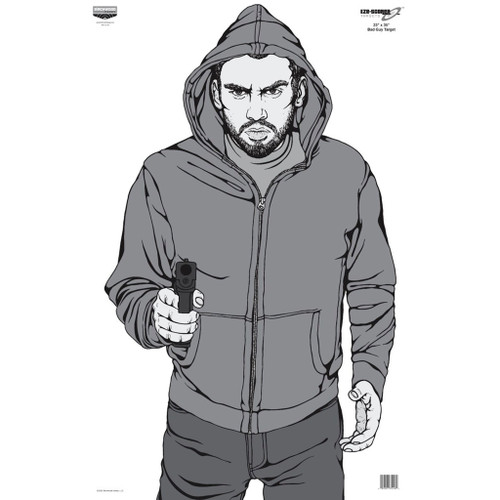 Birchwood Casey Eze-Scorer Bad Guy Target 23 x 35 in. 100 Pack