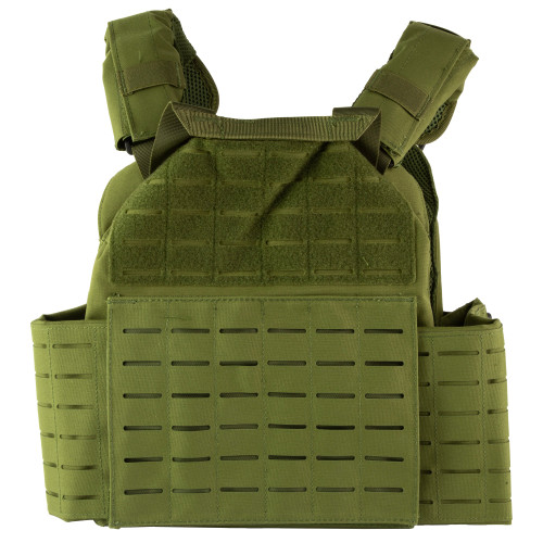 NCSTAR QR LC PLT CARRIER MED-2XL GRN