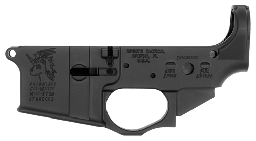 SPIKES TACTICAL STRIPPED LOWER RECEIVER MULTI CAL SNOWFLAKE--COSMETIC BLEM